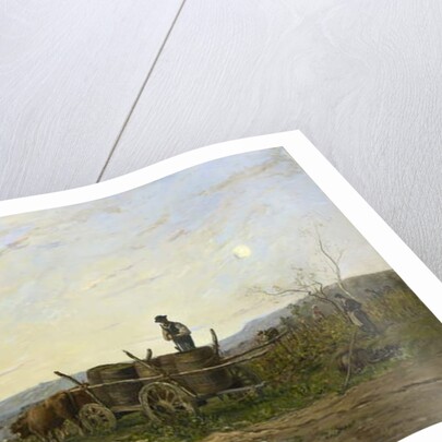 Harvesting in the morning, 1876 by Hippolyte Camille Delpy