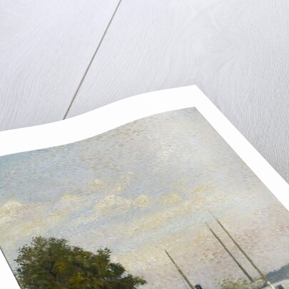 Barges on the Seine by Albert Dubois-Pillet