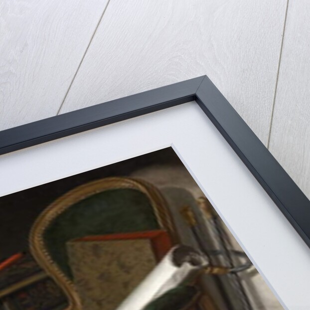 One of a pair of Devants de Cheminée: A Writing Desk, 1777 by Nicolas Henri Jeaurat de Bertry