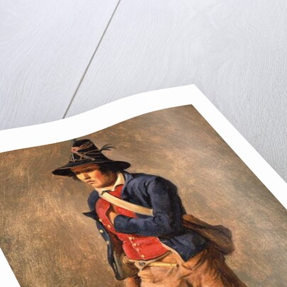 One of a pair of Italian studies, 1820 by Achille Etna Michallon