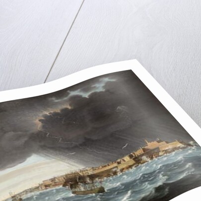 One of a set of seven views of Valletta, Malta and its environs, c.1753 by Alberto Pullicino