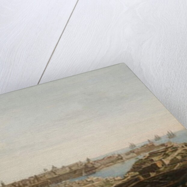 One of a set of seven views of Valletta, Malta and its environs, c.1753 by Alberto Pullicino