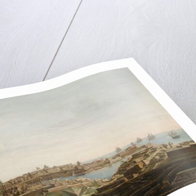 One of a set of seven views of Valletta, Malta and its environs, c.1753 by Alberto Pullicino