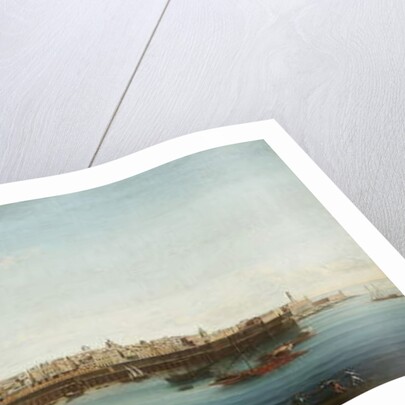 One of a set of seven views of Valletta, Malta and its environs, c.1753 by Alberto Pullicino