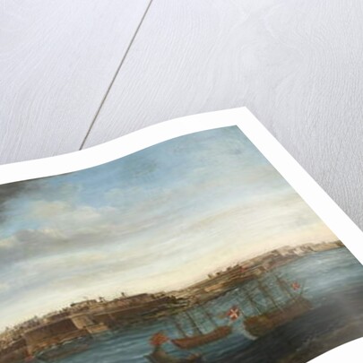 One of a set of seven views of Valletta, Malta and its environs, c.1753 by Alberto Pullicino