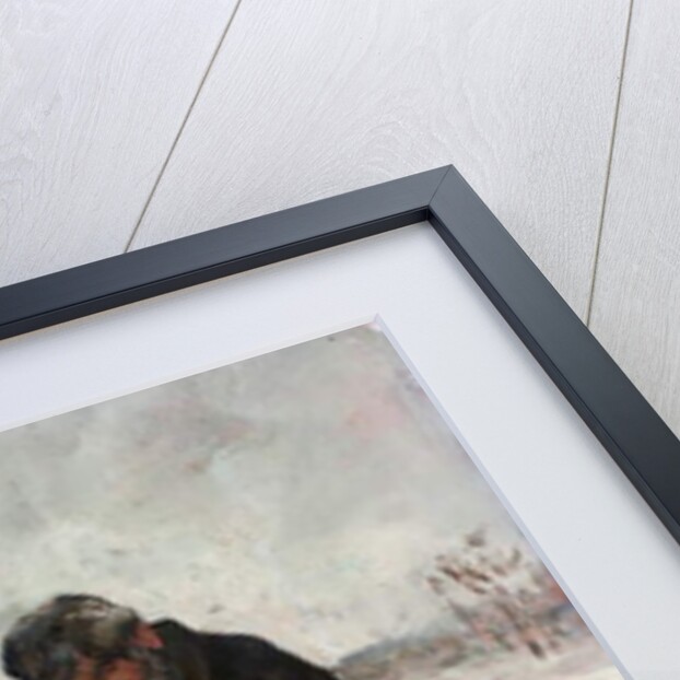 A Philosopher, Cheminot in the Snow by Jean Francois Raffaelli