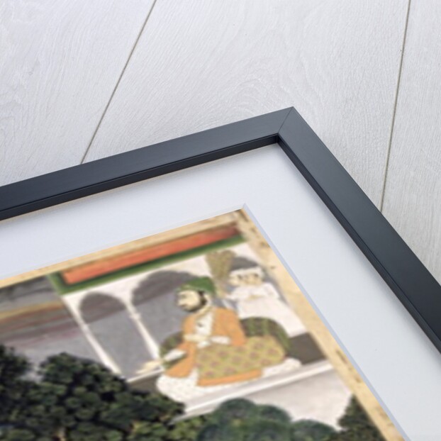 Athletes perform before a seated noble, c.1760 by School Mughal