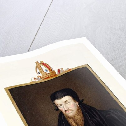 Portrait of Edmund Grindal Archbishop of Canterbury by Sarah Countess of Essex