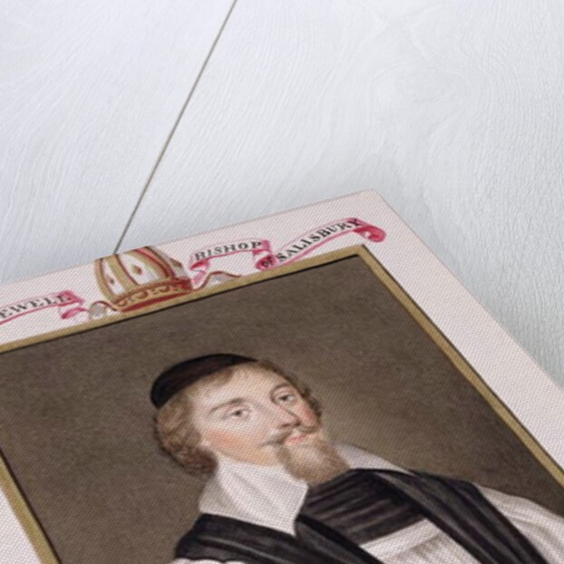 Portrait of John Jewel Bishop of Salisbury by Sarah Countess of Essex