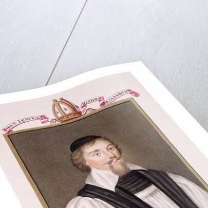 Portrait of John Jewel Bishop of Salisbury by Sarah Countess of Essex