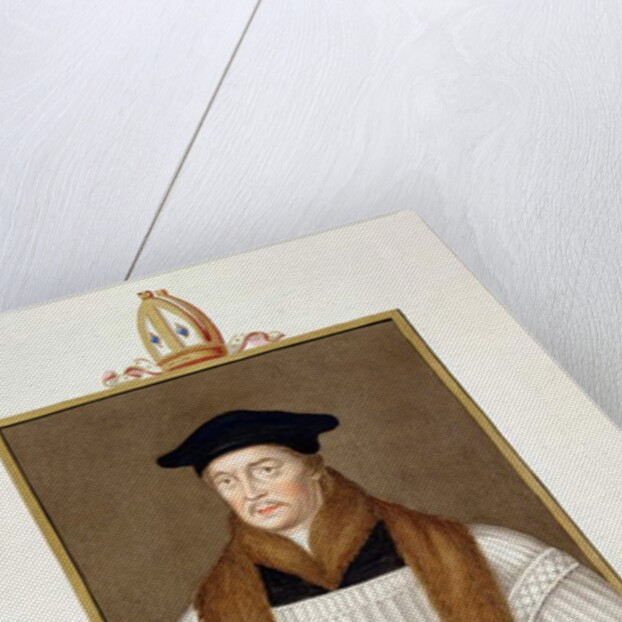 Portrait of Stephen Gardiner Bishop of Winchester by Sarah Countess of Essex