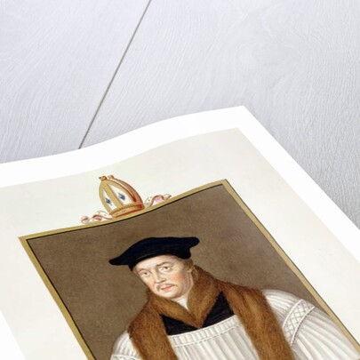 Portrait of Stephen Gardiner Bishop of Winchester by Sarah Countess of Essex