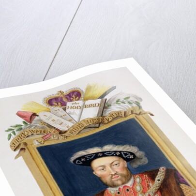 Portrait of Henry VIII as Defender of the Faith by Sarah Countess of Essex
