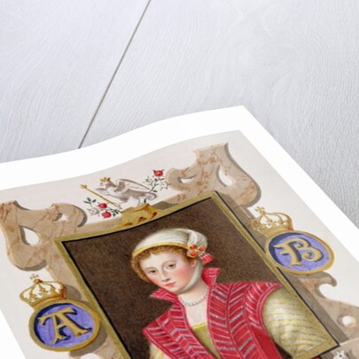 Portrait of Anne Boleyn 2nd Queen of Henry VIII by Sarah Countess of Essex