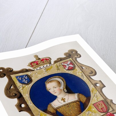 Portrait of Catherine Parr 6th Queen of Henry VIII as a Young Woman by Sarah Countess of Essex