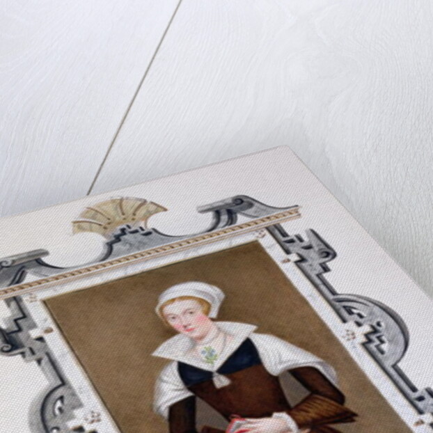 Portrait of Lady Jane Grey 'Nine-Days Queen' from 'Memoirs of the Court of Queen Elizabeth'. by Sarah Countess of Essex