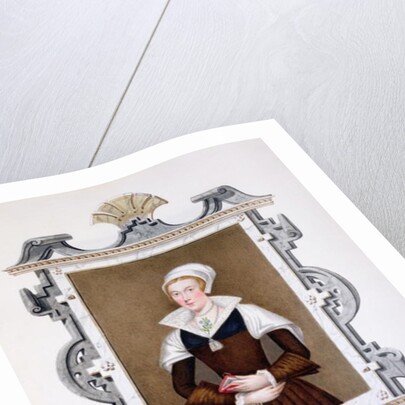 Portrait of Lady Jane Grey 'Nine-Days Queen' from 'Memoirs of the Court of Queen Elizabeth'. by Sarah Countess of Essex