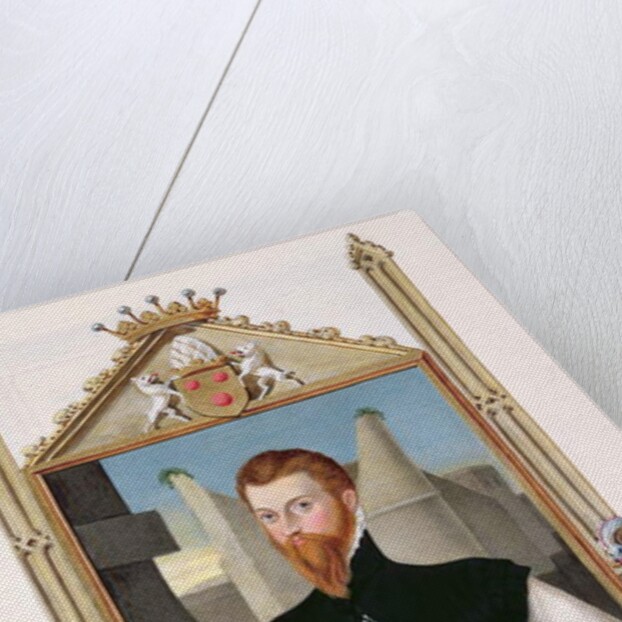 Portrait of Edward Courtenay Last Earl of Devonshire from 'Memoirs of the Court of Queen Elizabeth'. by Sarah Countess of Essex