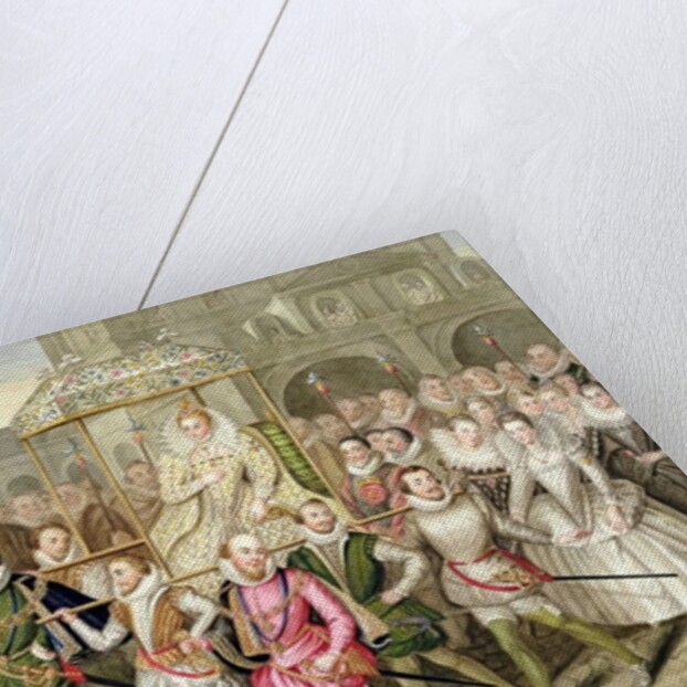 Queen Elizabeth I in Procession with her Courtiers c.1600-03 by Sarah Countess of Essex