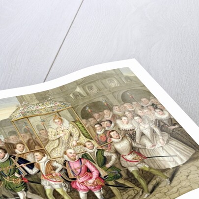 Queen Elizabeth I in Procession with her Courtiers c.1600-03 by Sarah Countess of Essex