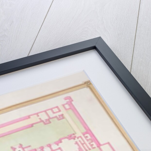 Ground Plan of the Old House at Hatfield in Queen Elizabeth's Time from 'Memoirs of the Court of Queen Elizabeth'. by Sarah Countess of Essex