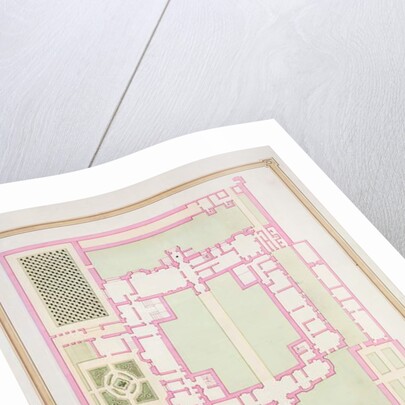 Ground Plan of the Old House at Hatfield in Queen Elizabeth's Time from 'Memoirs of the Court of Queen Elizabeth'. by Sarah Countess of Essex