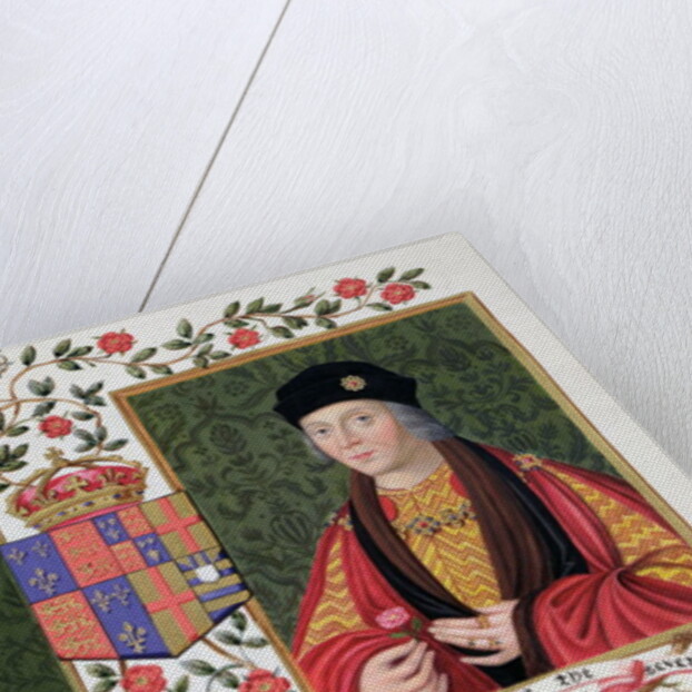 Double portrait of Elizabeth of York and Henry VII, 1825 by Sarah Countess of Essex