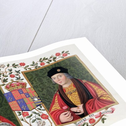 Double portrait of Elizabeth of York and Henry VII, 1825 by Sarah Countess of Essex