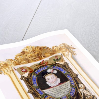 Portrait of James VI of Scotland Later James I of England as a boy c.1574 by Sarah Countess of Essex