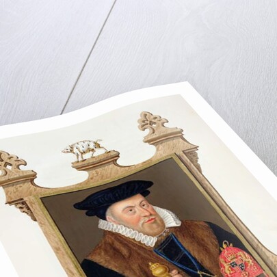 Portrait of Sir Nicholas Bacon by Sarah Countess of Essex