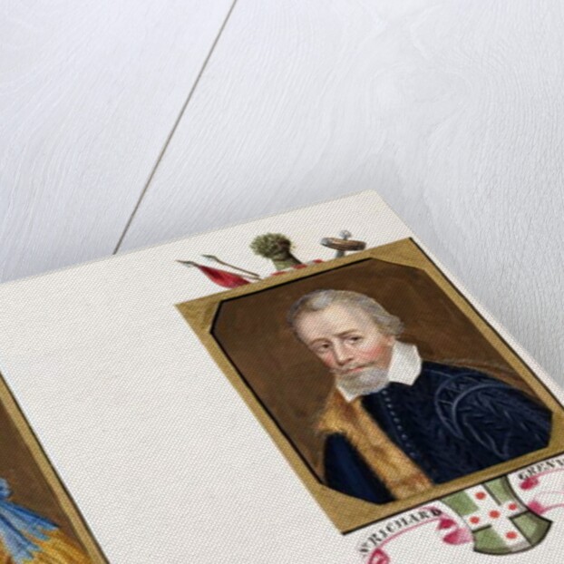 Double portrait of Sir Humphrey Gilbert and Sir Richard Grenville by Sarah Countess of Essex