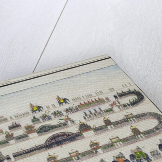 Muharram Ceremony, Faizabad, 1772 from 'The Gentil Album', published in 1774 by French School