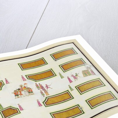 Presentation of Gentil by Nawab Shuja ud-Daula to Emperor Shah Alam in Angur Bagh by French School