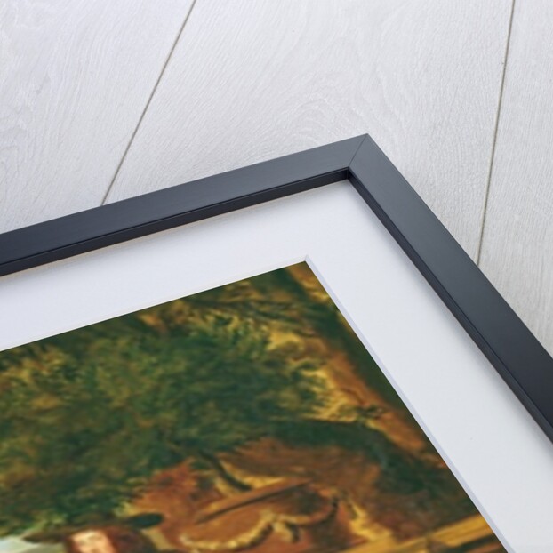 John Rose the King's Gardener, presenting Charles II with a pineapple, supposedly the first grown in England at Dorney Court in Berkshire by Hendrick Danckerts