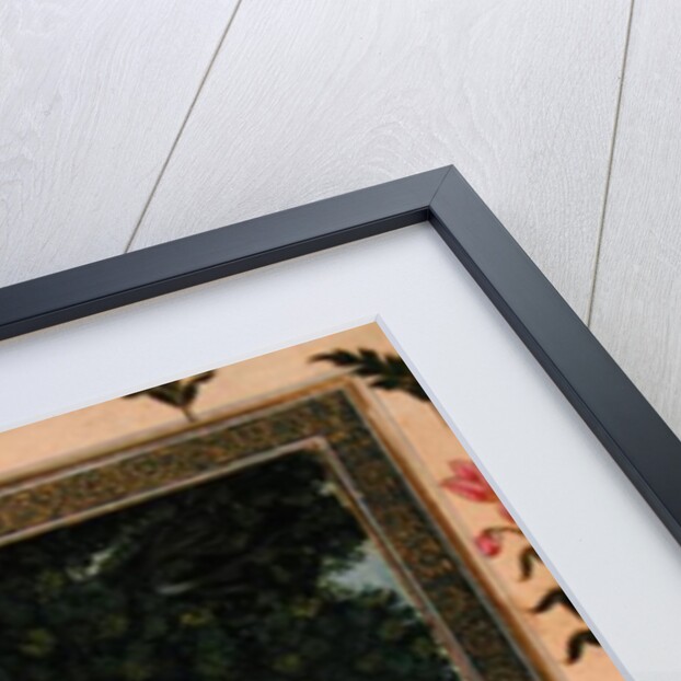 Four Ladies meet by a Tree by Mughal School