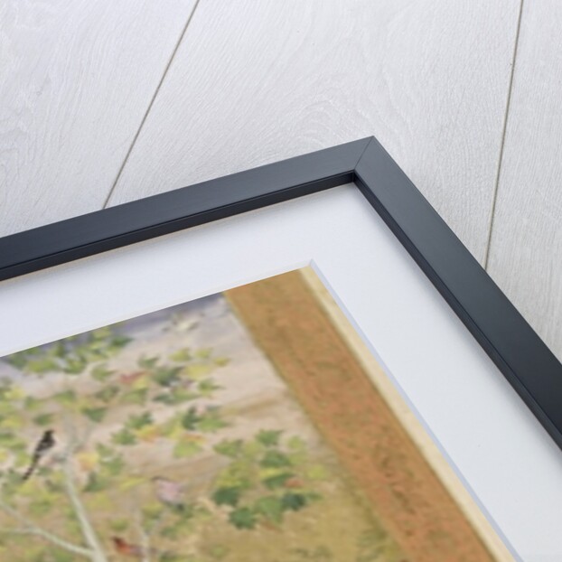 An artist decorating the interior of a garden pavilion by Mughal School