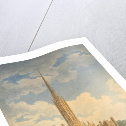 North-west view of Fonthill Abbey by Charles Wild