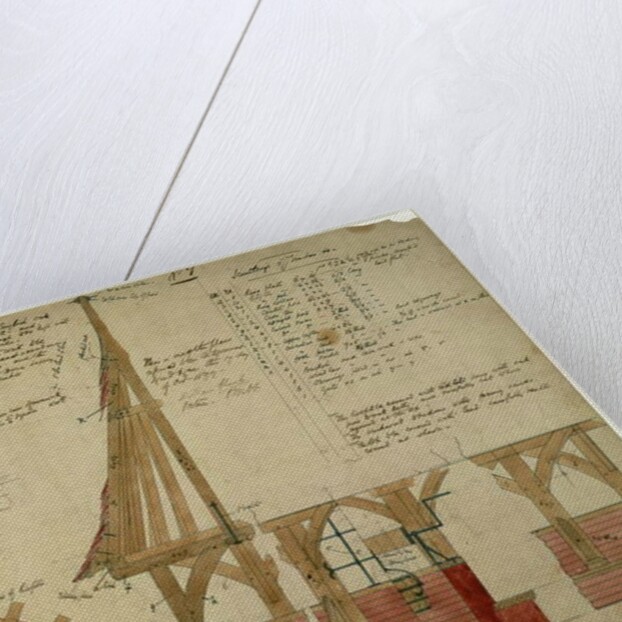 Plans for the Red House, Bexley Heath by Philip Webb