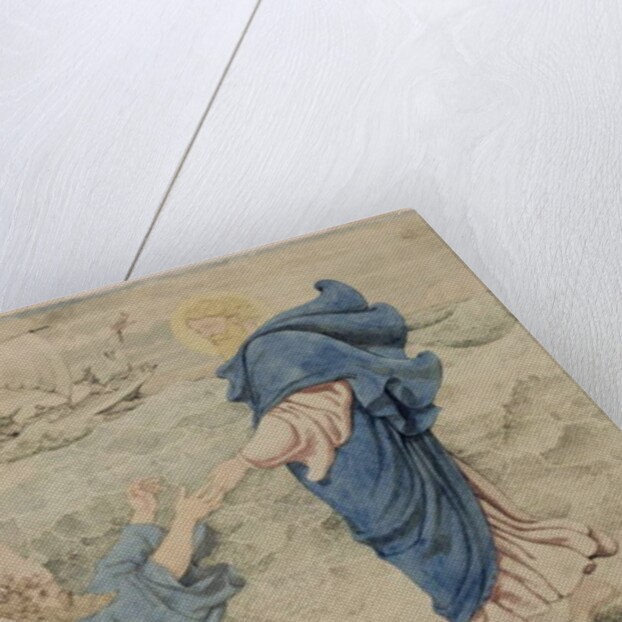 Sketch of Christ Walking on Water by Richard Dadd
