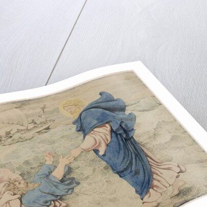 Sketch of Christ Walking on Water by Richard Dadd