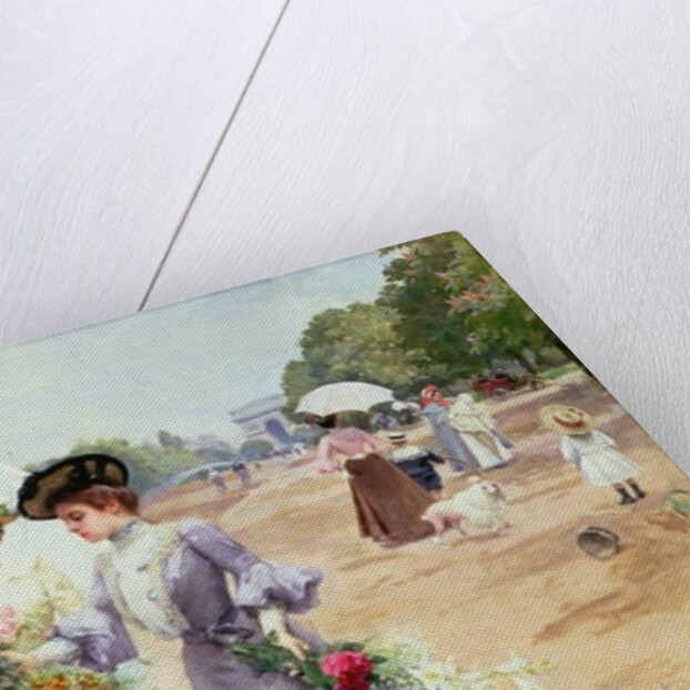 Spring Morning, Avenue du Bois de Boulogne, 1902 by Louis de Schryver