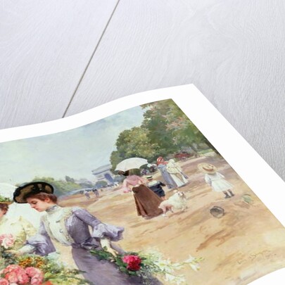 Spring Morning, Avenue du Bois de Boulogne, 1902 by Louis de Schryver