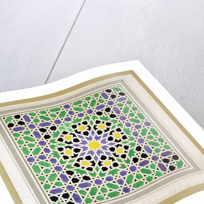 Mosaic design from the Alhambra by James Cavanagh Murphy