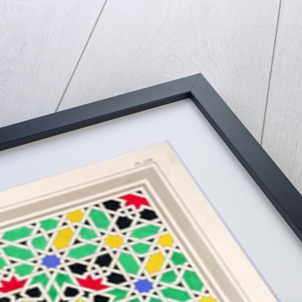 Mosaic in the dado of the east side of the Tower of Comares, Alhambra by James Cavanagh Murphy