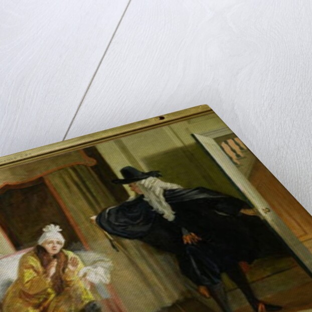 Scene from 'Le Malade Imaginaire' by Moliere by Charles Robert Leslie