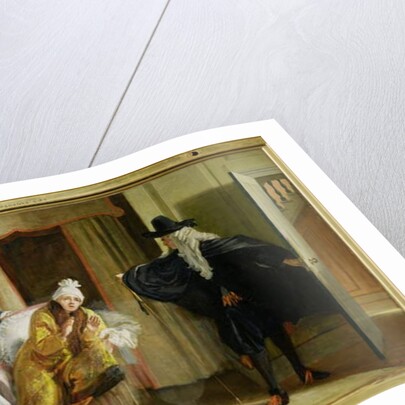 Scene from 'Le Malade Imaginaire' by Moliere by Charles Robert Leslie