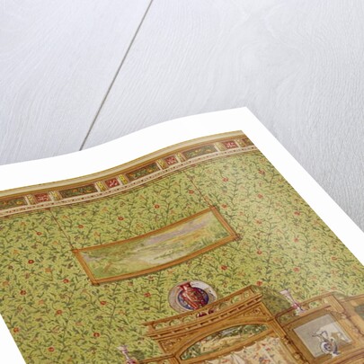 Interior with Sideboard, c.1870s by English School