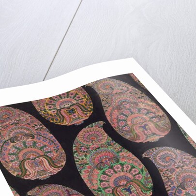 Fabric Design for Paisley Shawls, c.1871 by George Charles Haite