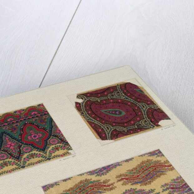 Fabric Designs for Paisley Shawls, c.1871 by George Charles Haite