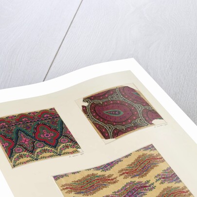 Fabric Designs for Paisley Shawls, c.1871 by George Charles Haite